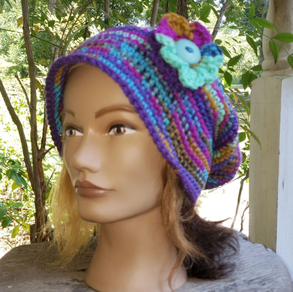 Handmade slouchy beanie